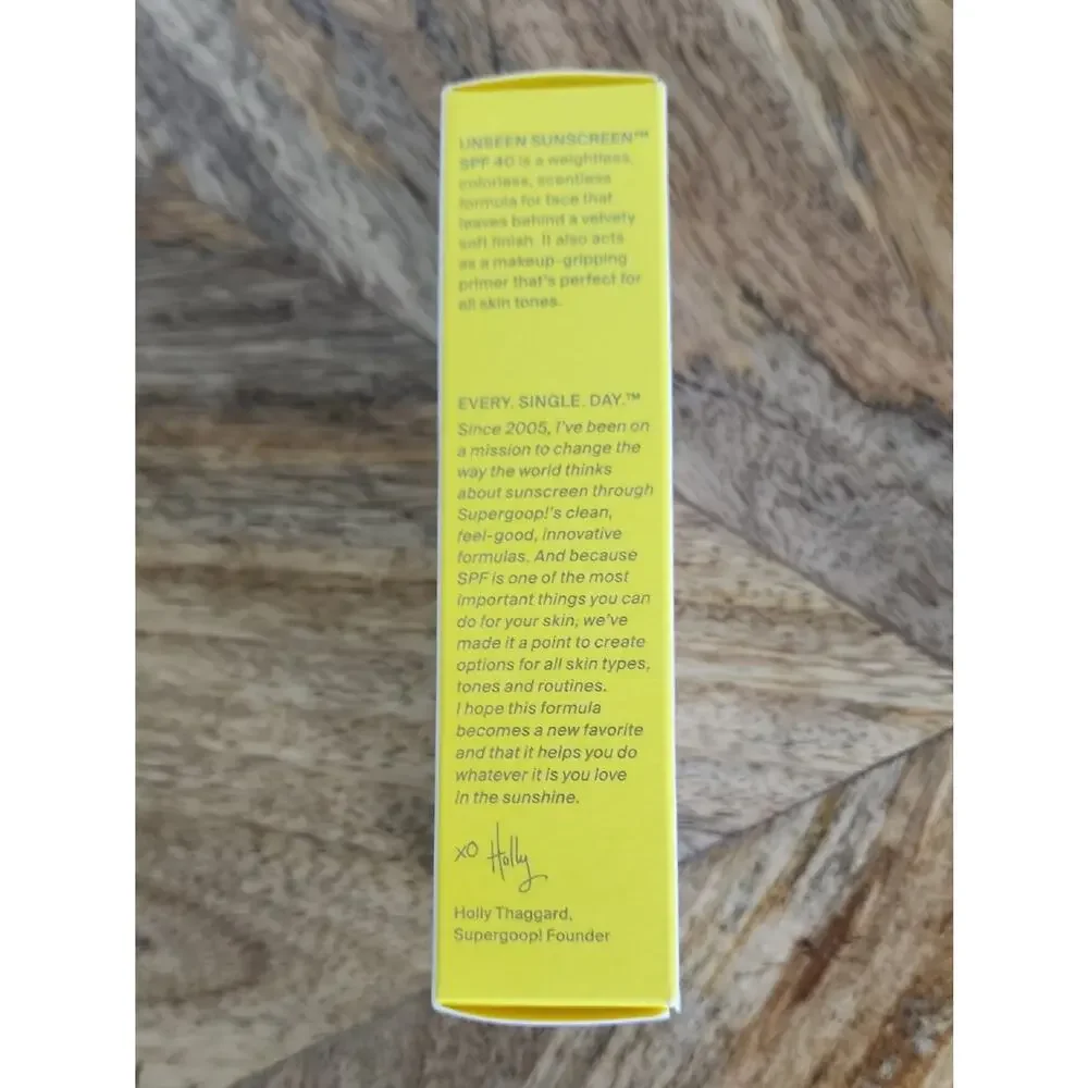 SUPERGOOP Unseen Sunscreen Broad Spectrum SPF 40 Fragrance Free 1.7 oz